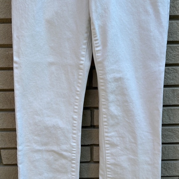 Jockey Person to Person White Straight Leg Jeans Stretch Sz 8 - Picture 3 of 13